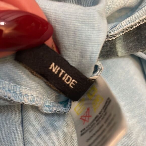 buffalo David bitton mens blue tropical t-shirt size XL - Picture 7 of 7